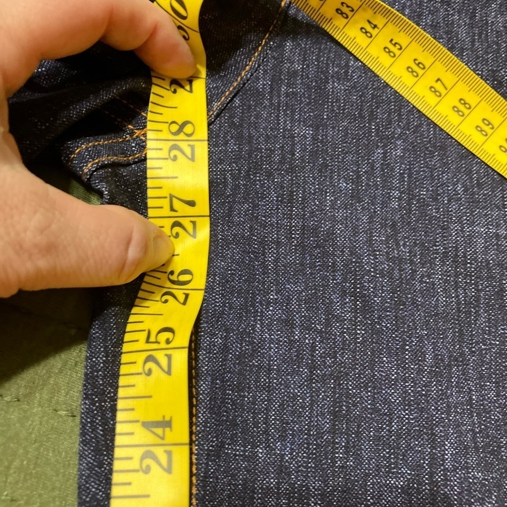 Pearl by Lela Rose Stretch Denim Deedie Pants in dark blue - Picture 7 of 8